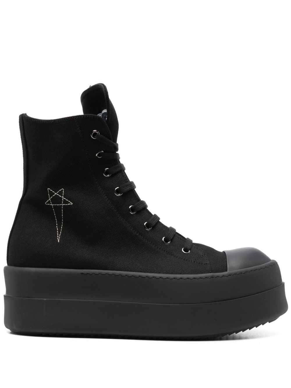 Rick Owens DRKSHDW Double Bumper 运动鞋 - 黑色