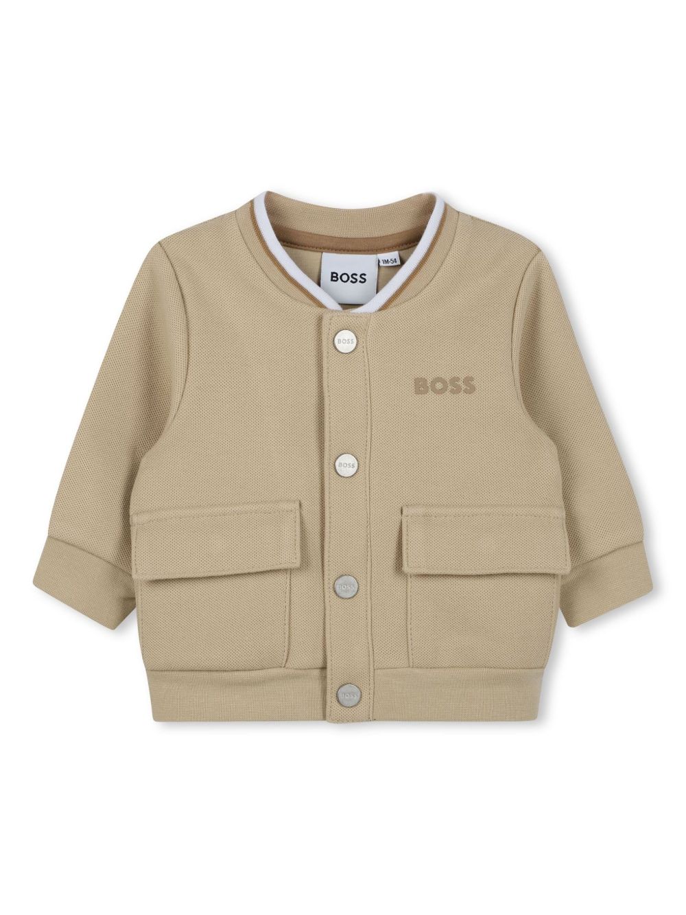 BOSS Kidswear logo刺绣长裤套装 - 中性色