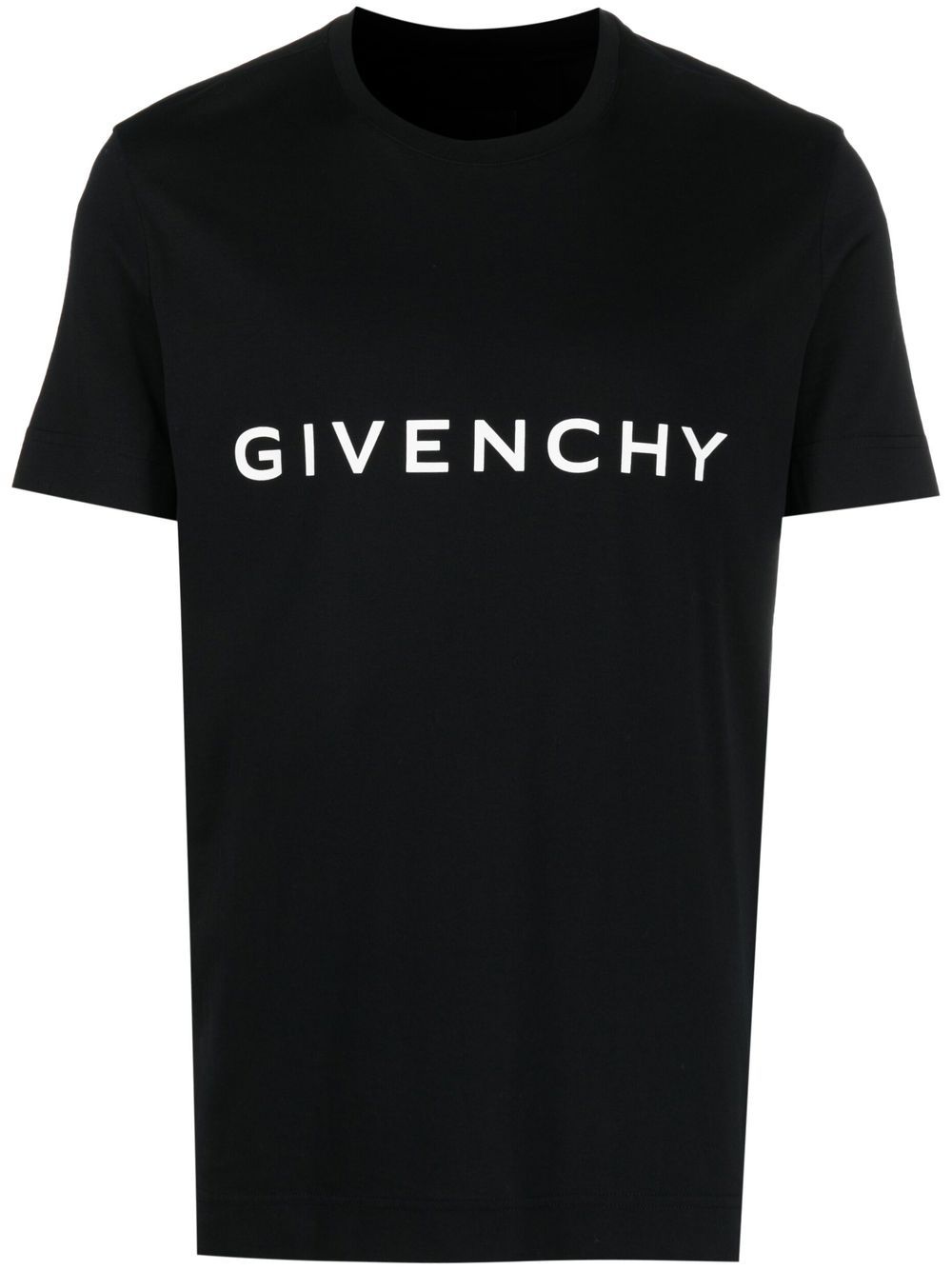 Givenchy logo印花棉T恤 - 黑色