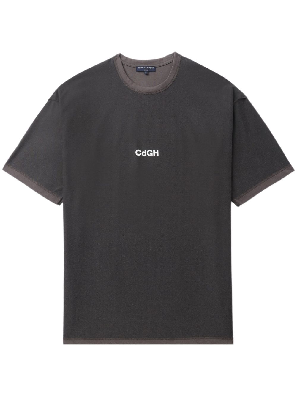 Comme des Garçons Homme logo印花T恤 - 褐色