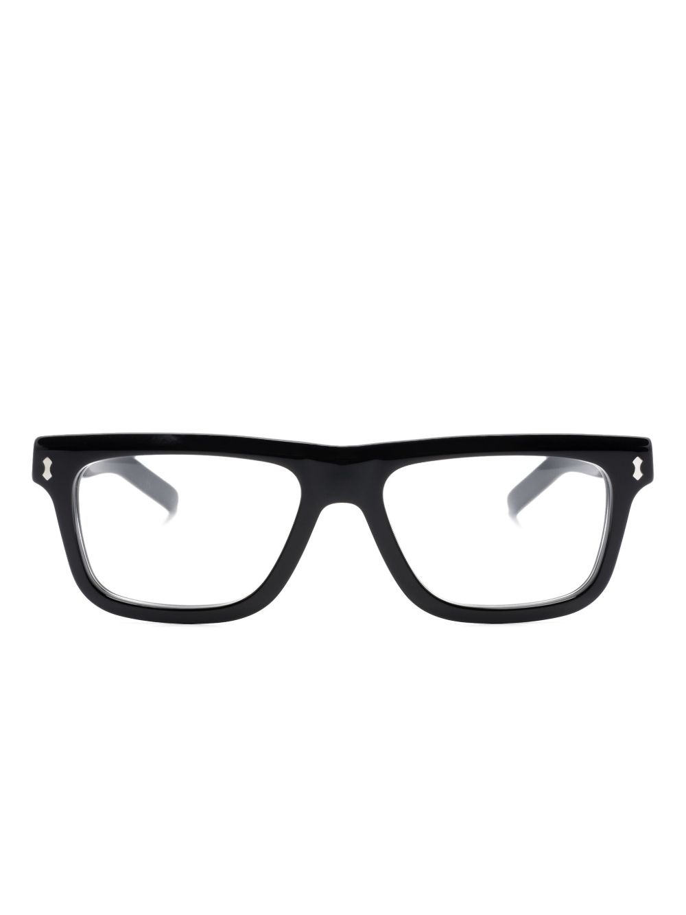 Gucci Eyewear 方框眼镜 - 黑色
