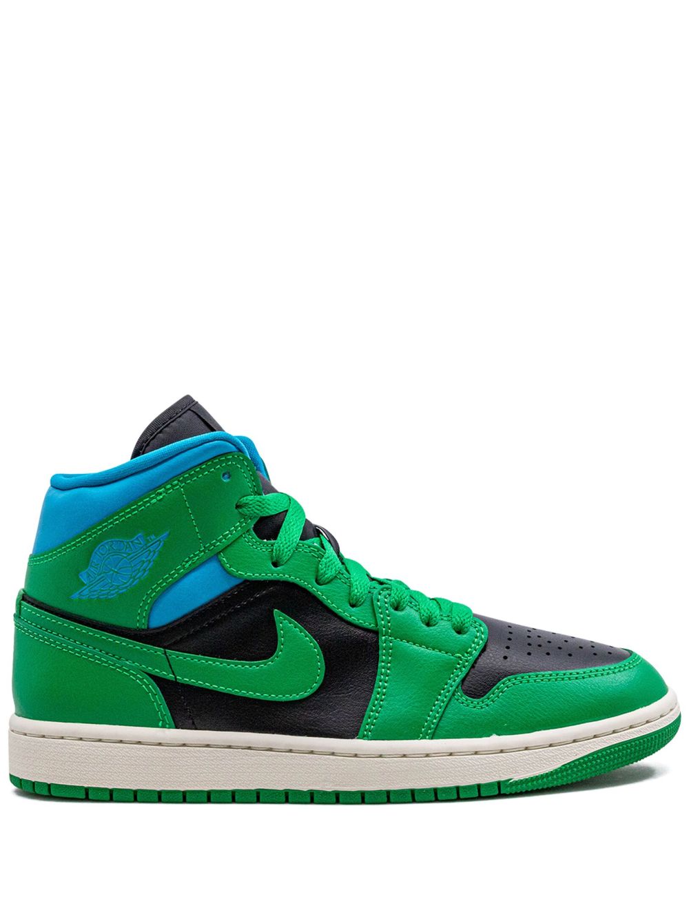 Jordan Air Jordan 1 Mid Lucky Green/Aquatone 运动鞋 - 黑色
