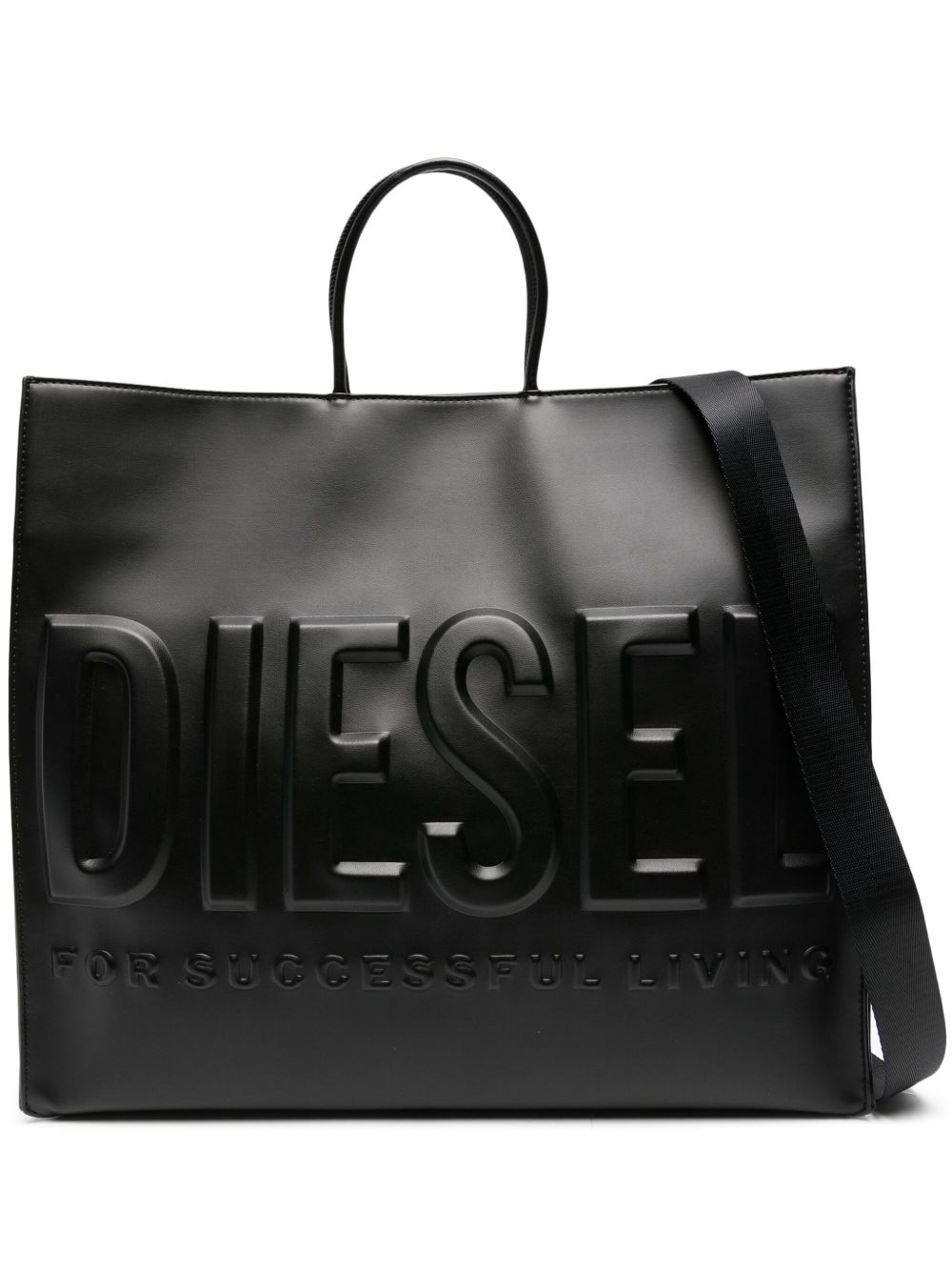 Diesel Dsl 3D 手提包 - 黑色