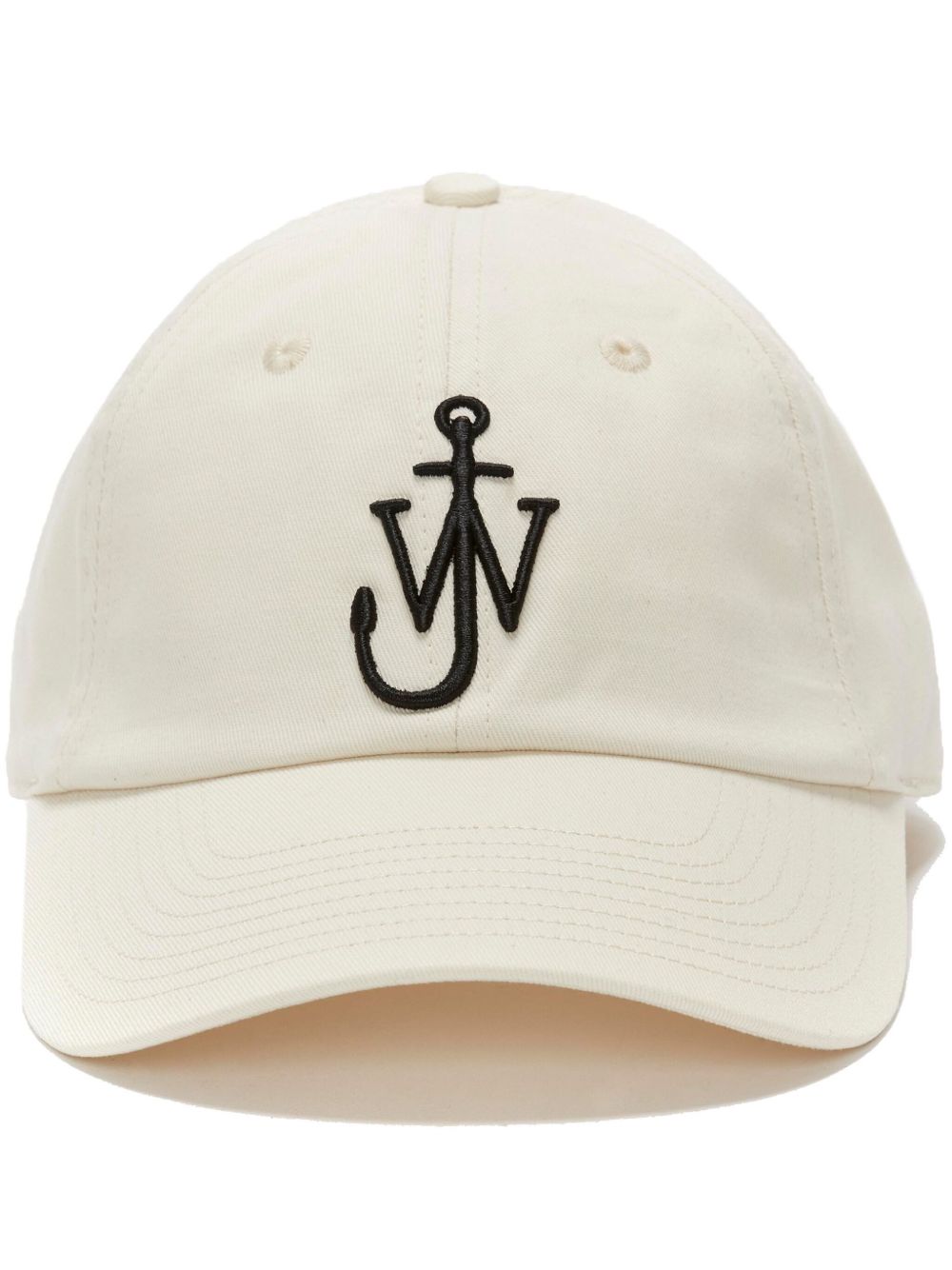 JW Anderson logo刺绣棉棒球帽 - 中性色