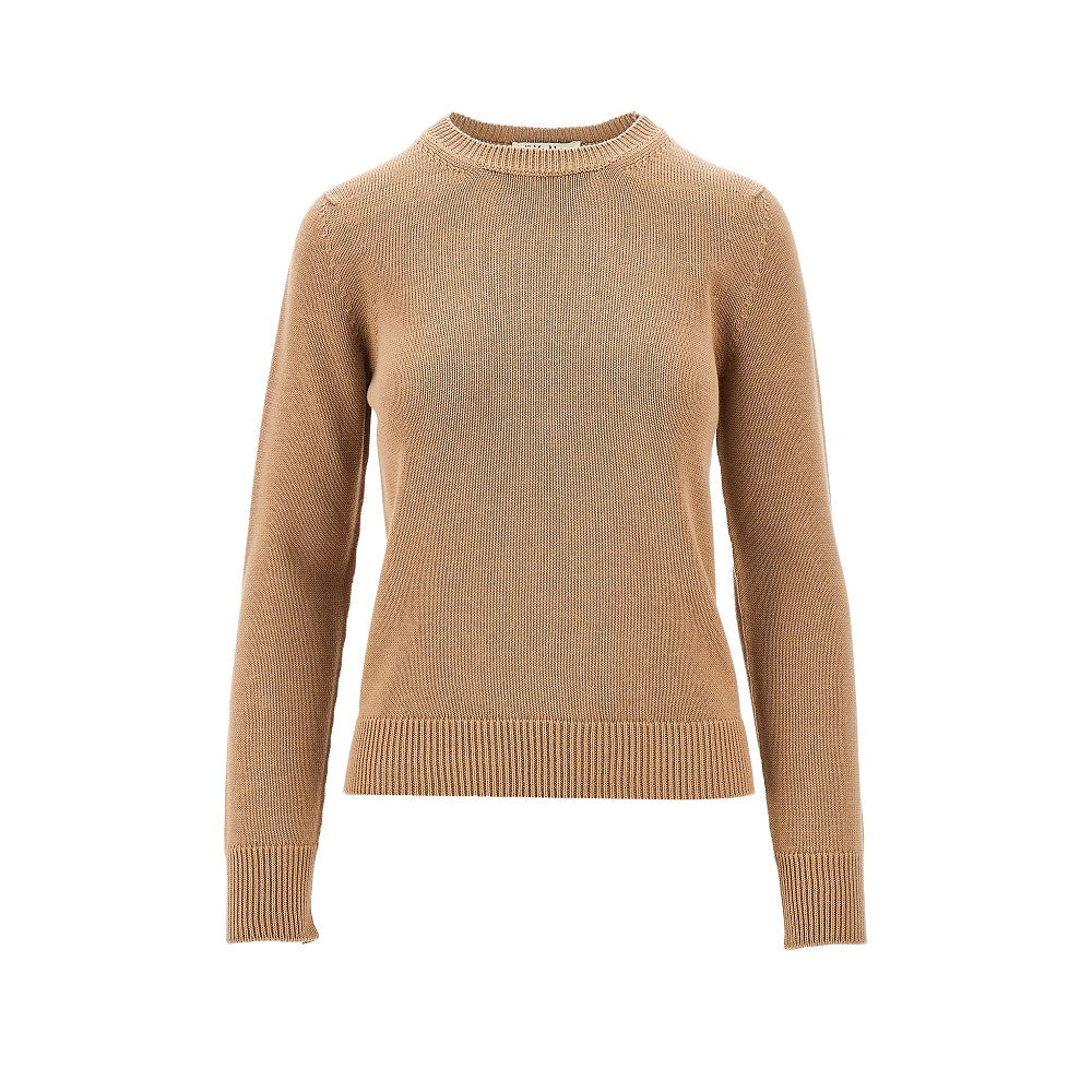 MAX MARA S Cotton crewneck sweater Woman