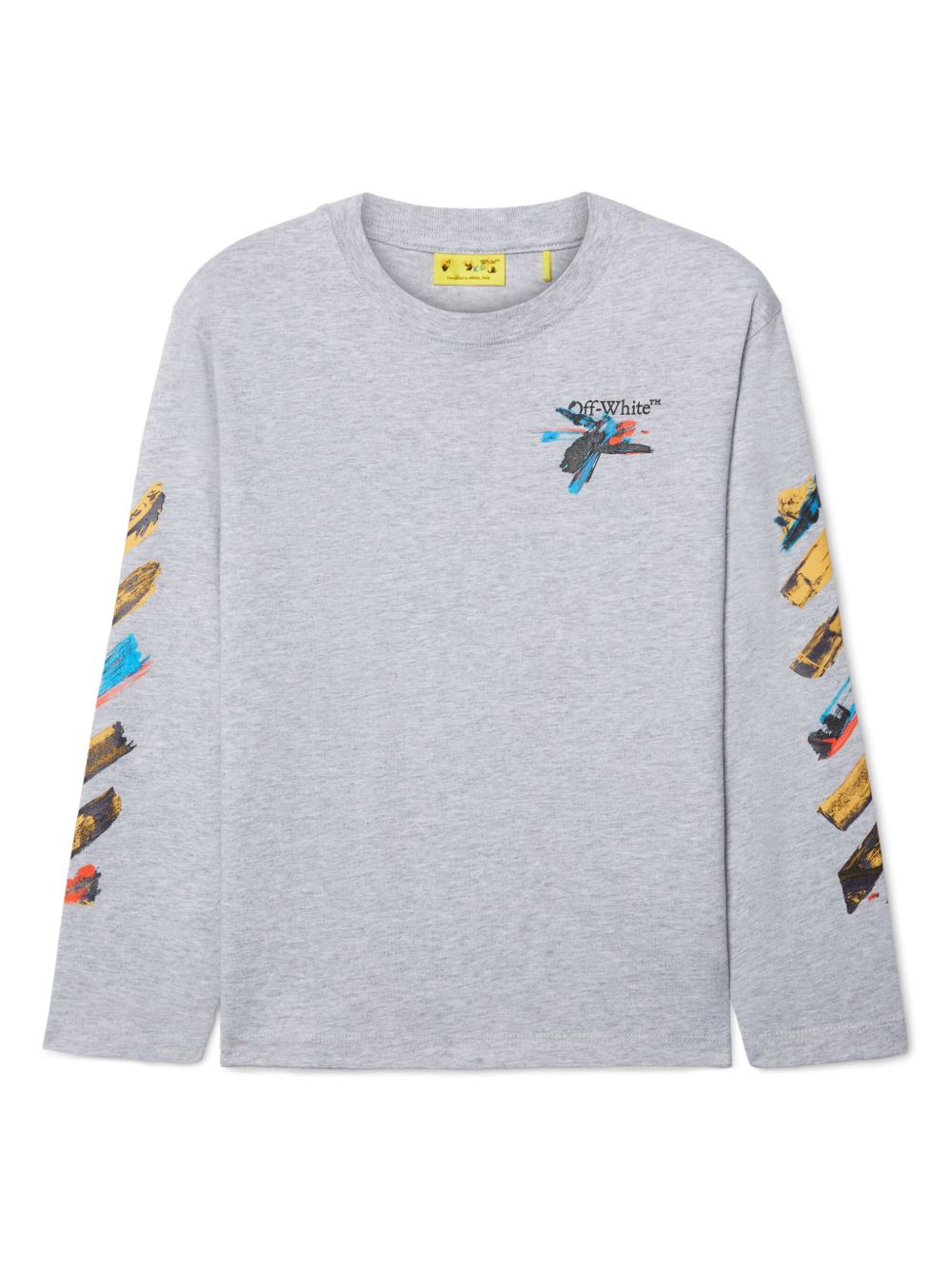 Off-White Kids Arrow 长袖T恤 - 灰色