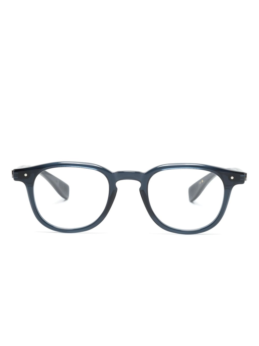 Eyevan7285 344E 方形镜框眼镜 - 蓝色