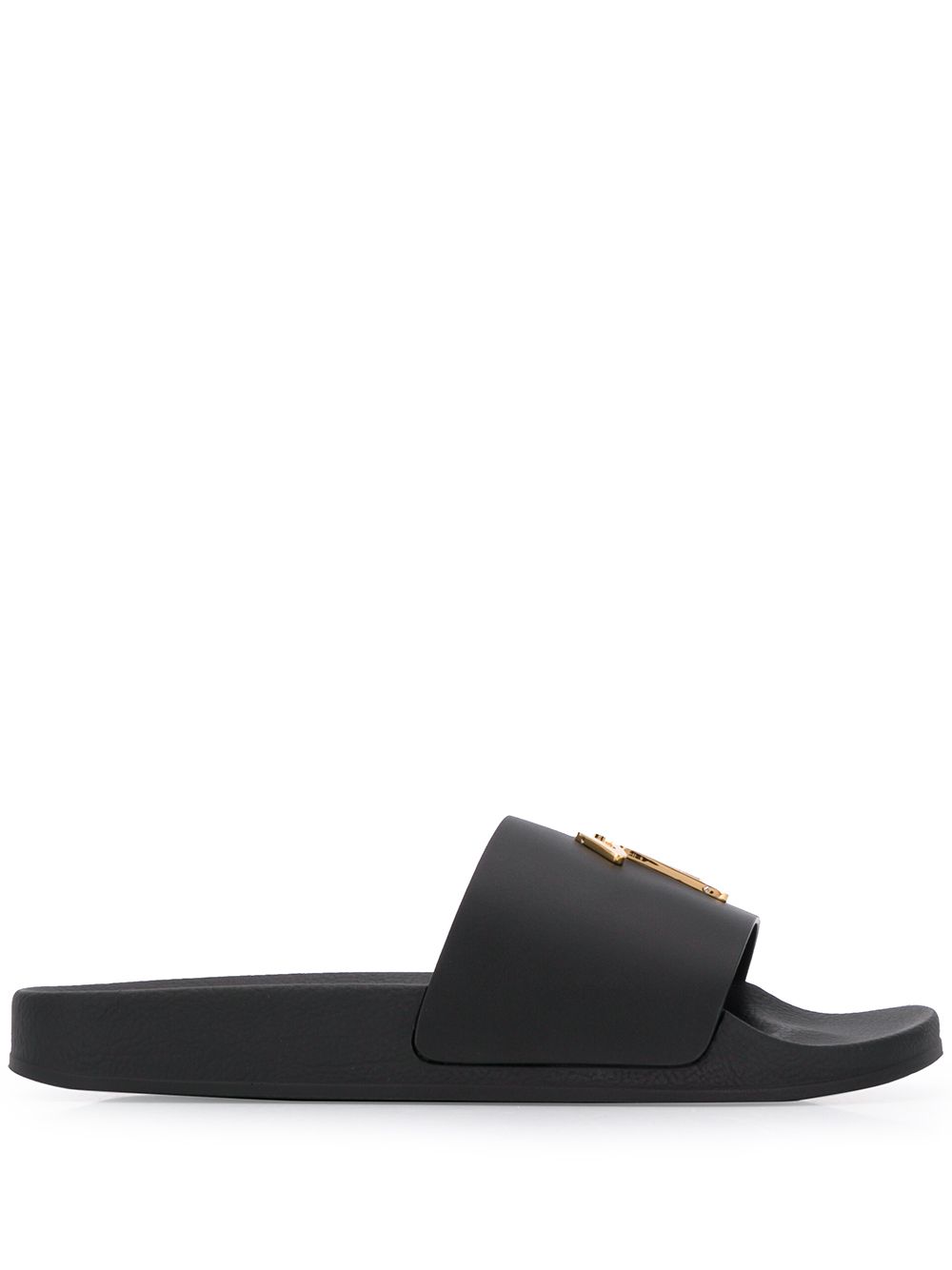 Giuseppe Zanotti logo牌凉鞋 - 黑色