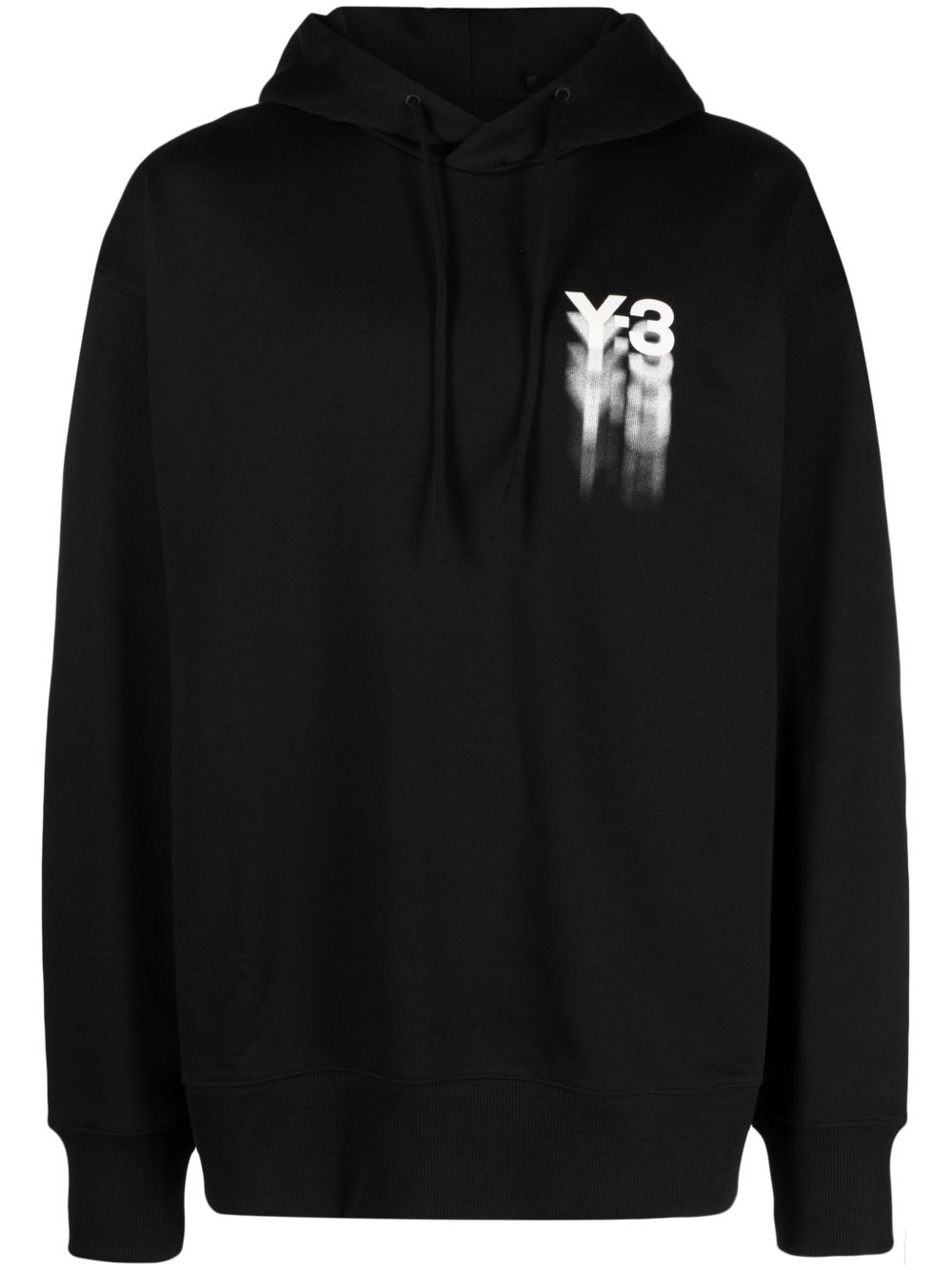 Y-3 GFX 棉连帽衫 - 黑色