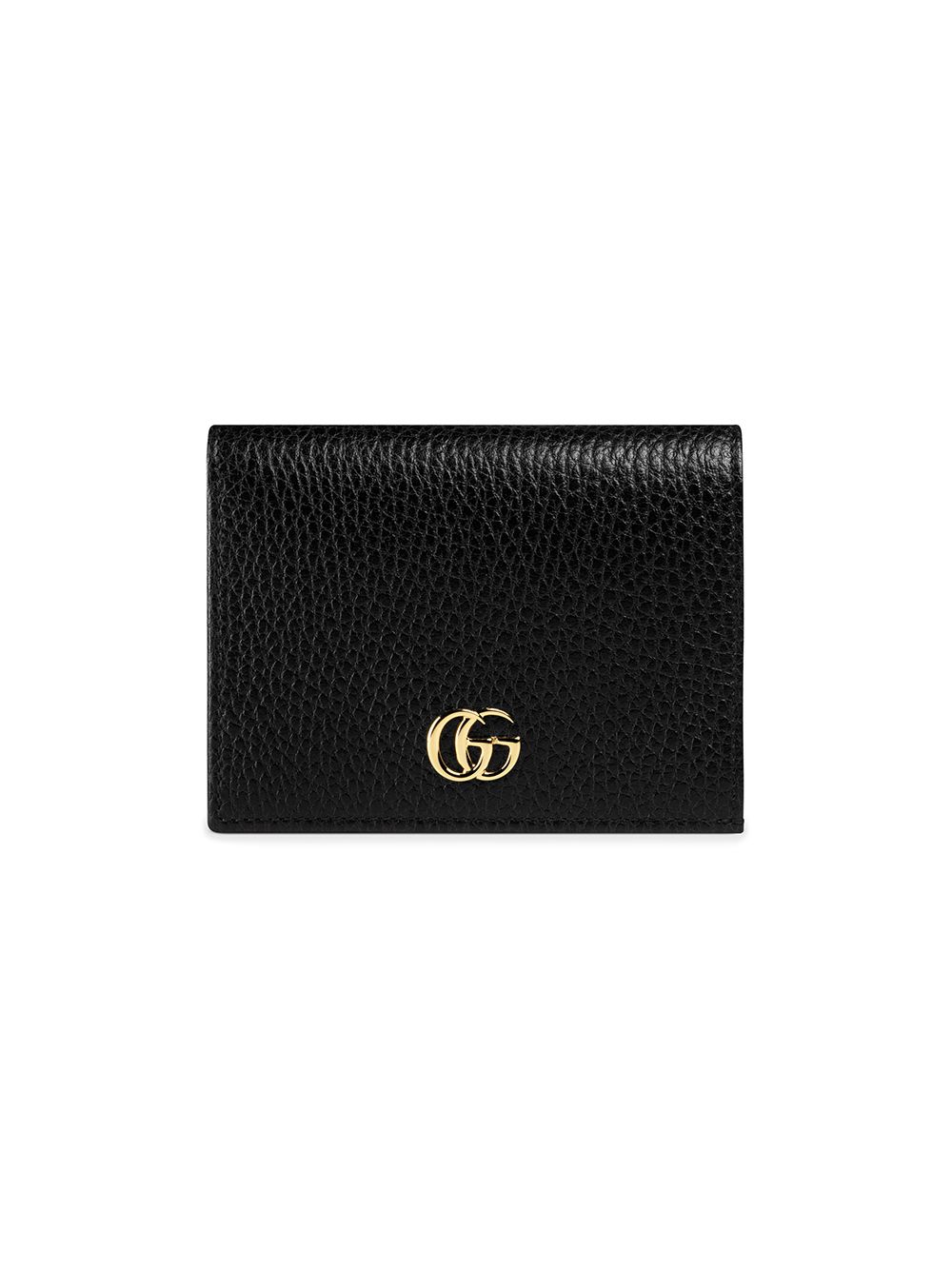 Gucci GG Marmont 卡夹式钱包 - 黑色