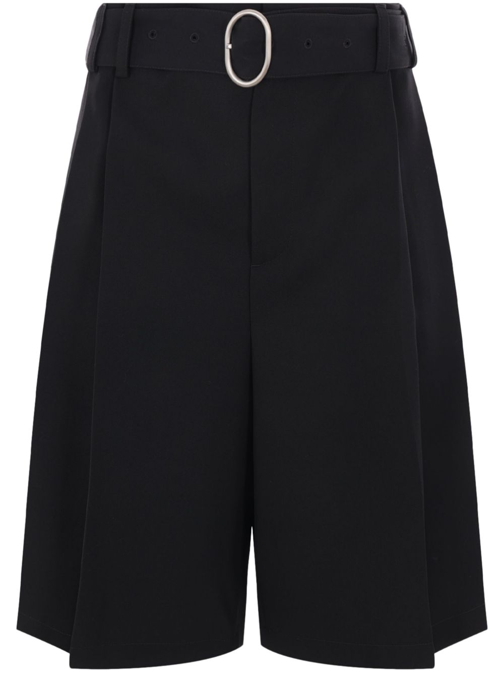 Jil Sander gabardine bermuda shorts - 黑色