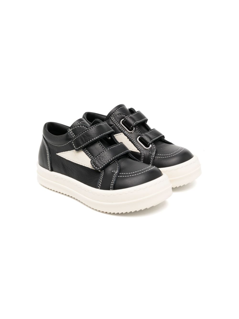 Rick Owens Kids Baby Geo 运动鞋 - 黑色
