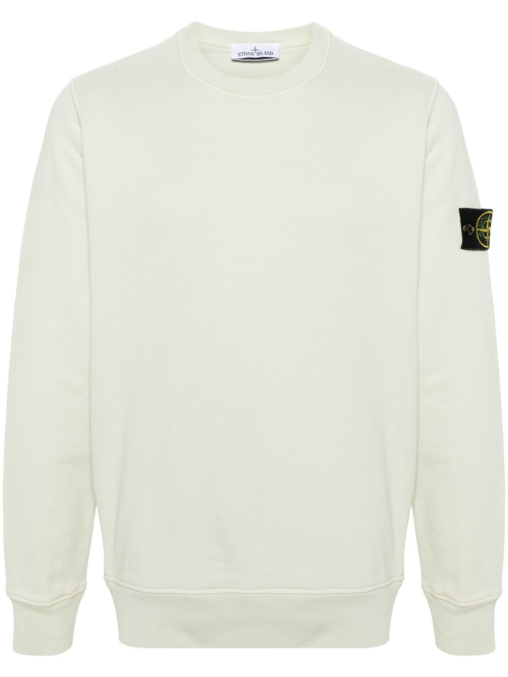 Stone Island 罗盘徽章棉卫衣 - 绿色