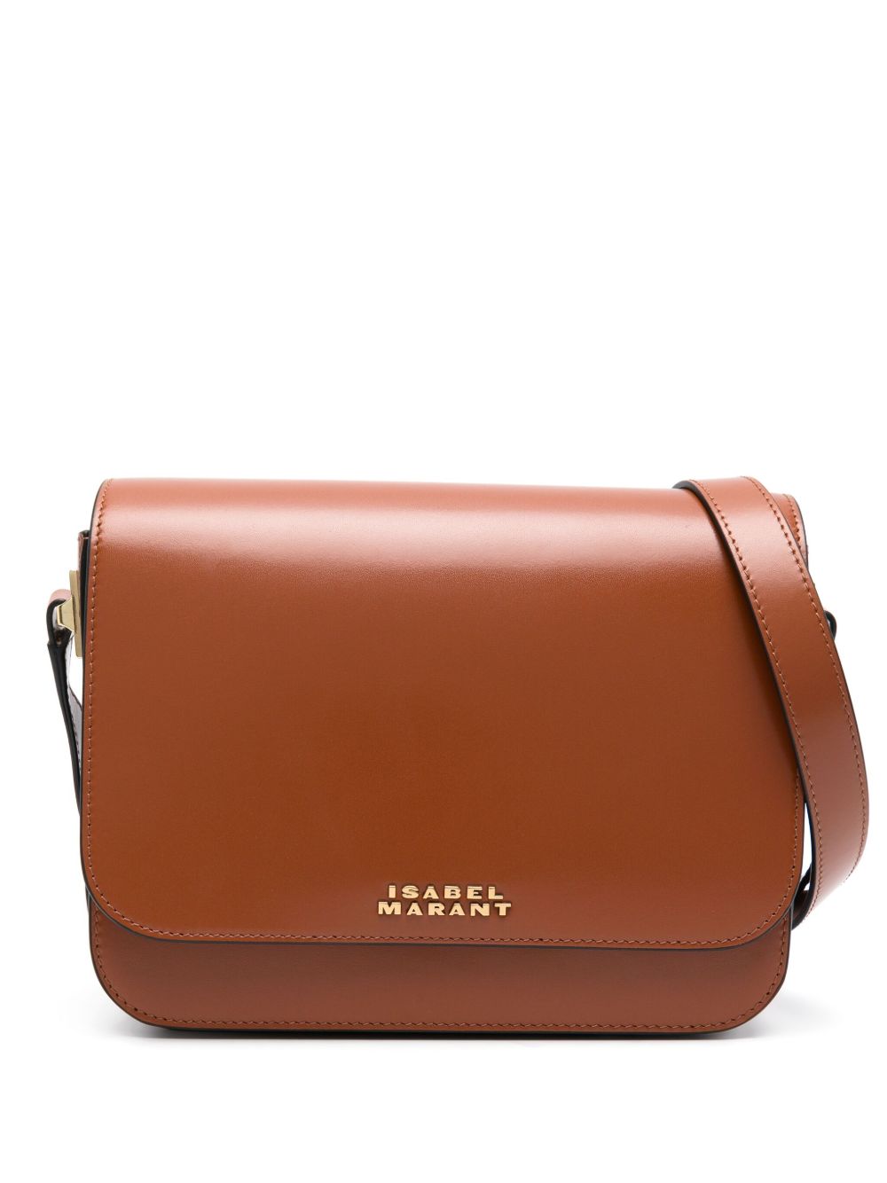 ISABEL MARANT Nizza 皮质斜挎包 - 褐色