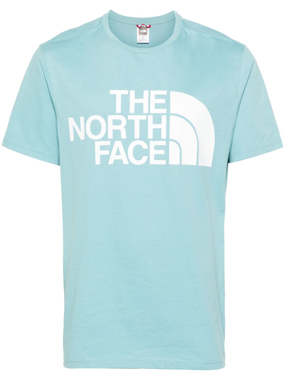 The North Face logo印花棉T恤 - 蓝色