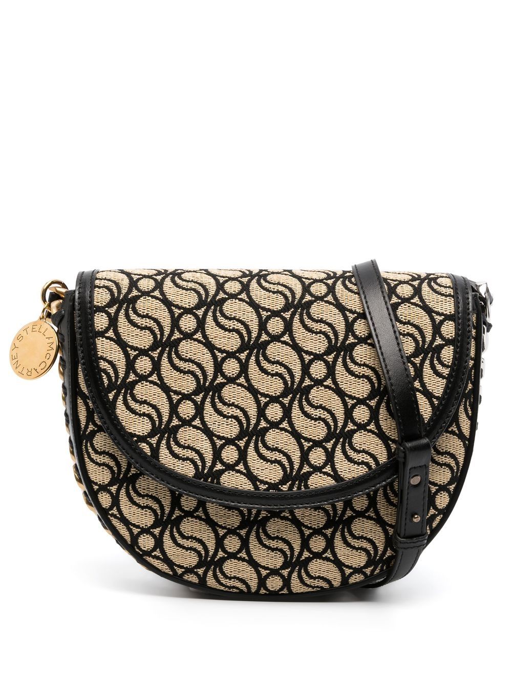 Stella McCartney Frayme S-Wave 中号单肩包 - 中性色