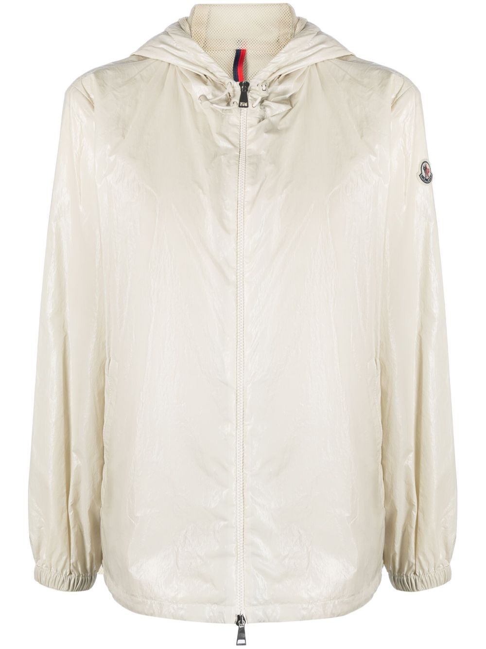 Moncler 拉链连帽夹克 - 中性色