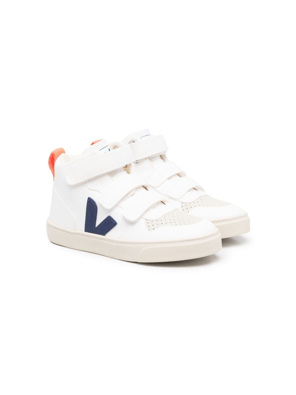 VEJA Kids Esplar 魔术贴运动鞋 - 白色