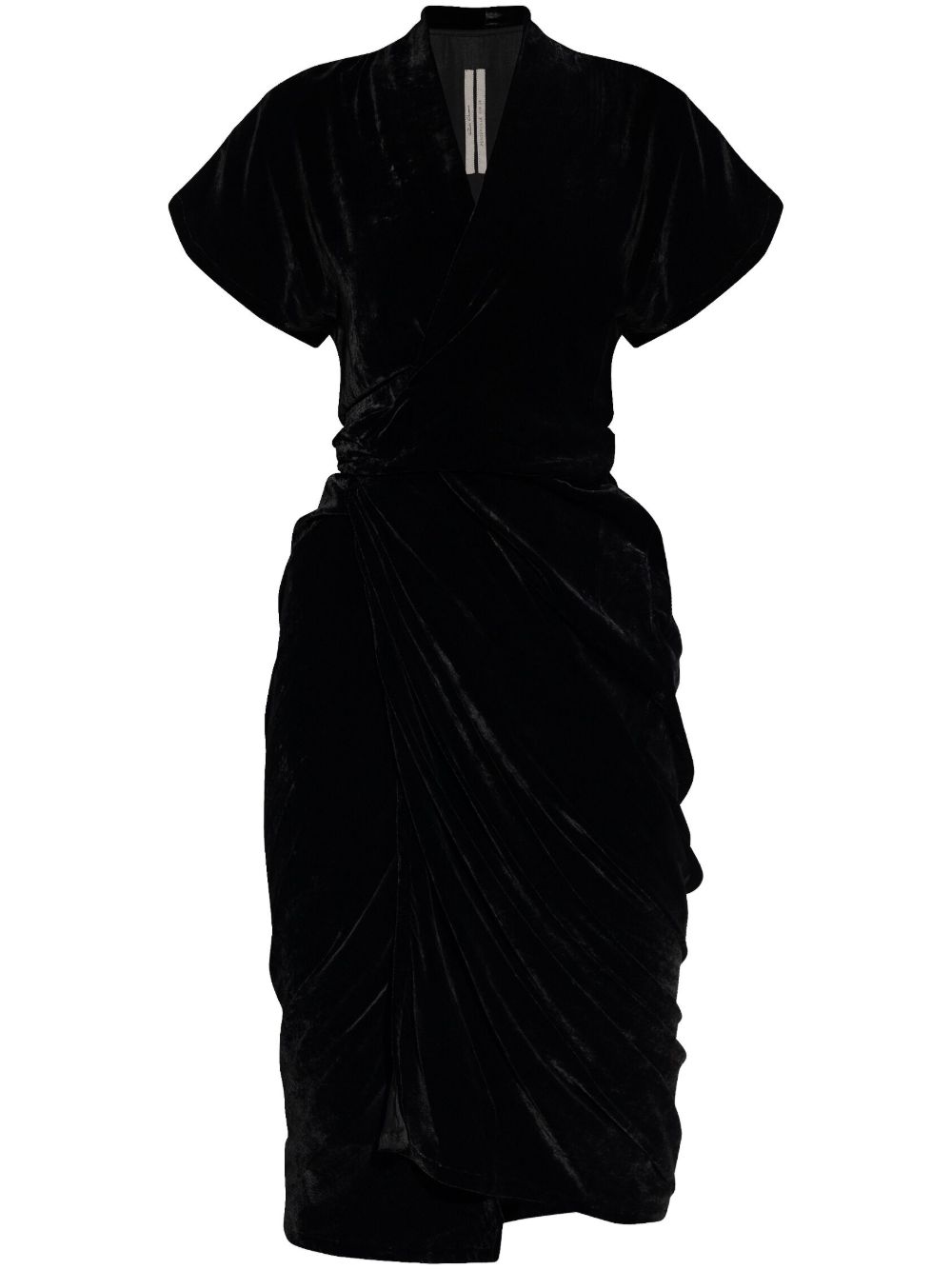 Rick Owens Wrap 连衣裙 - 黑色