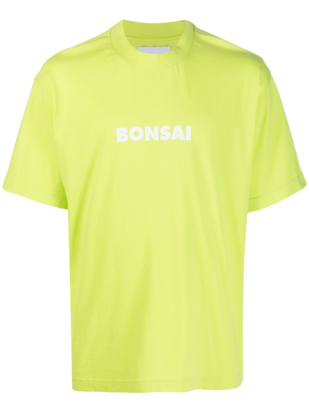 Bonsai logo印花T恤 - 绿色