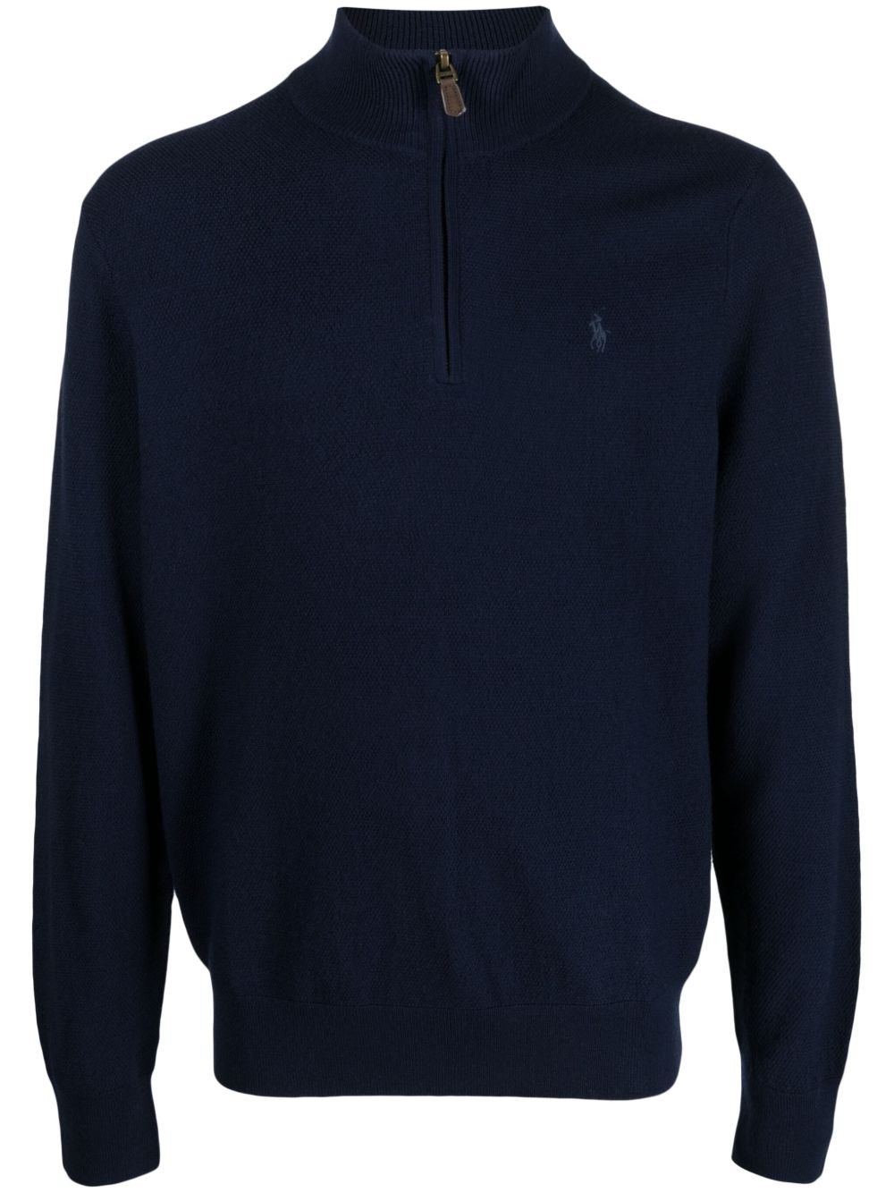 Polo Ralph Lauren 高领羊毛毛衣 - 蓝色