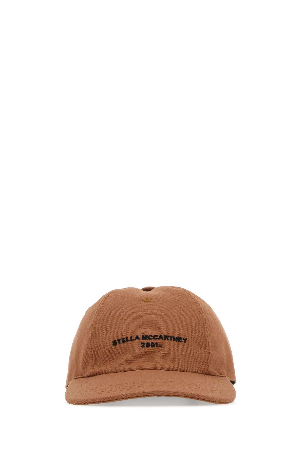 Stella McCartney 焦糖色棉混纺棒球帽