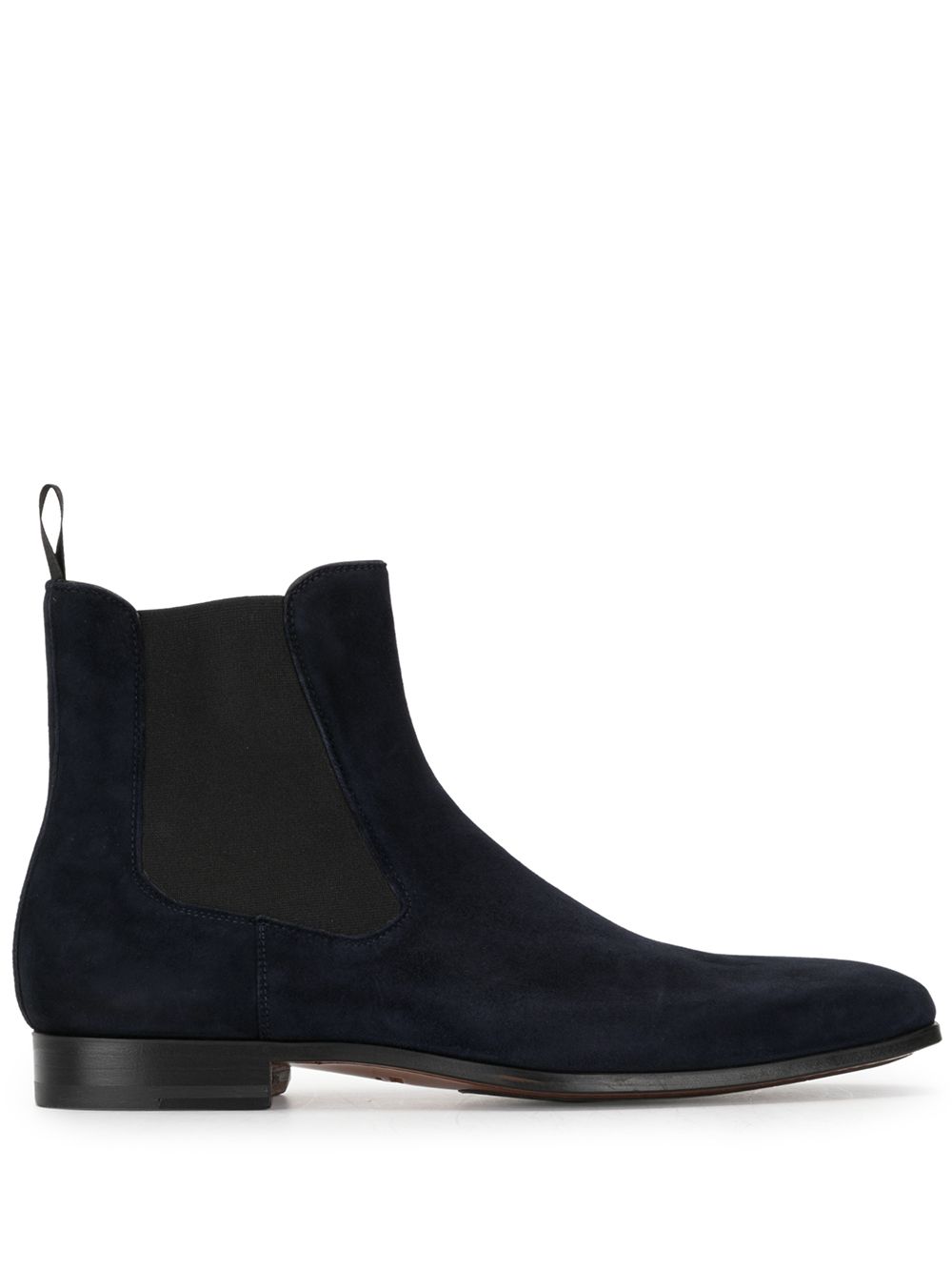 Magnanni 绒面切尔西靴 - 蓝色