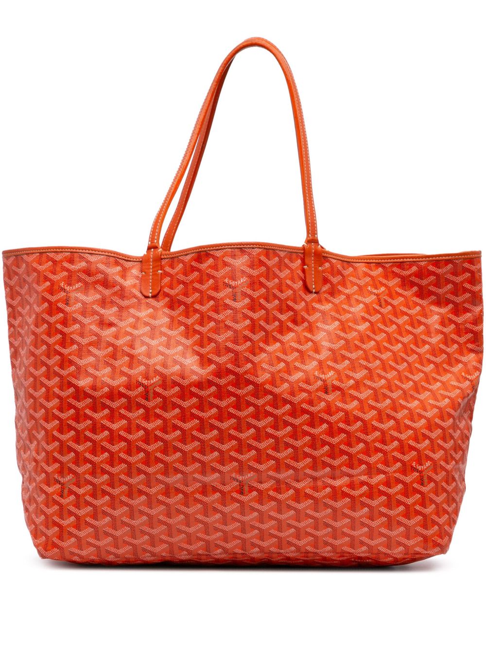 Goyard Pre-Owned Goyardine Saint Louis GM 手提包（2012年典藏款） - 橘色