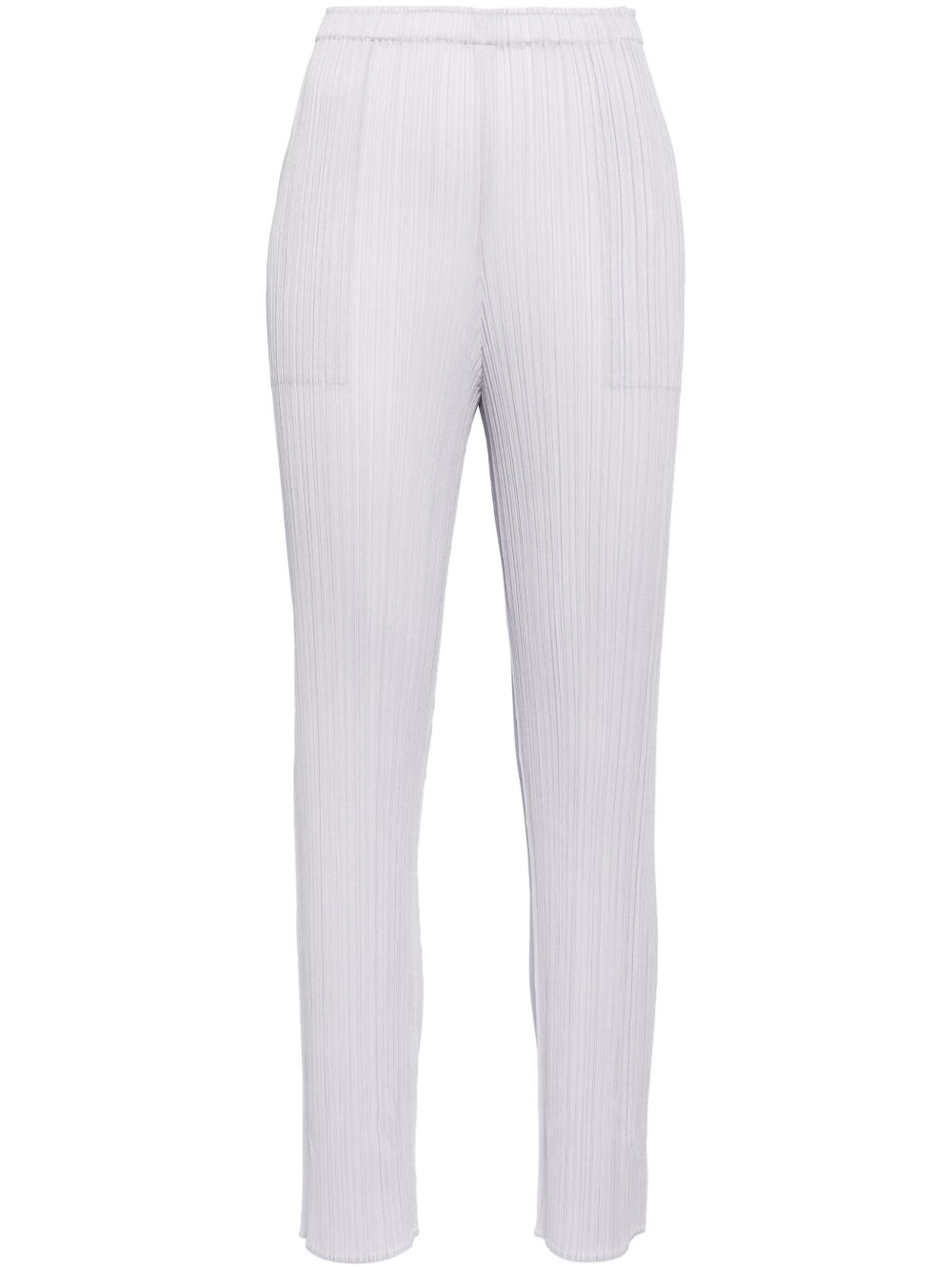 Pleats Please Issey Miyake July 修身长裤 - 灰色