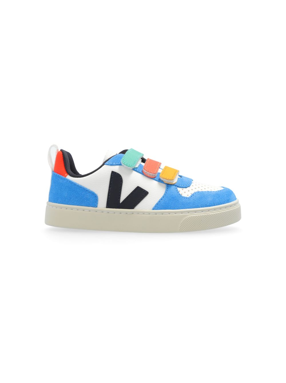 VEJA Kids V-10 板鞋 - 蓝色