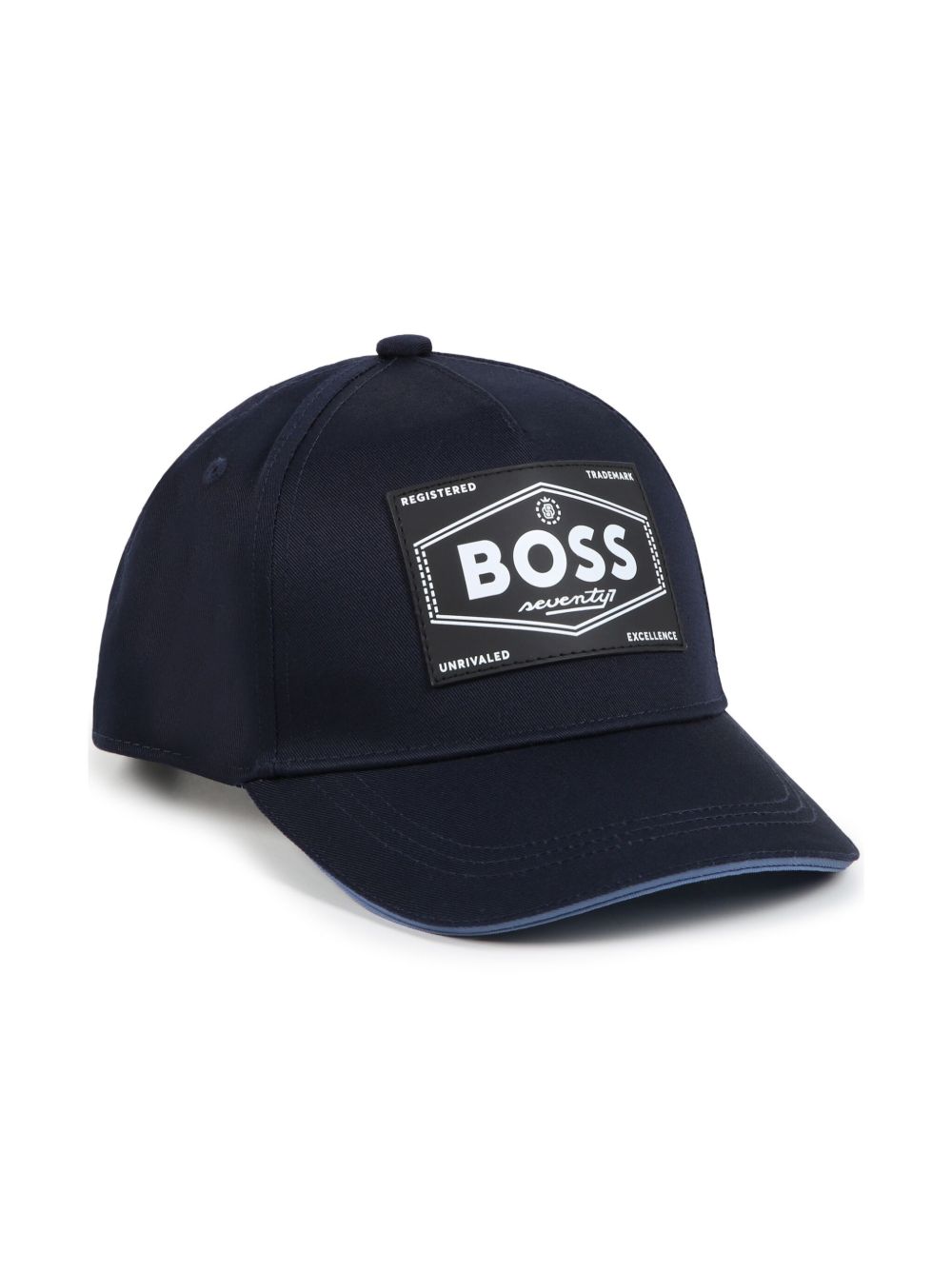 BOSS Kidswear 标贴棒球帽 - 蓝色