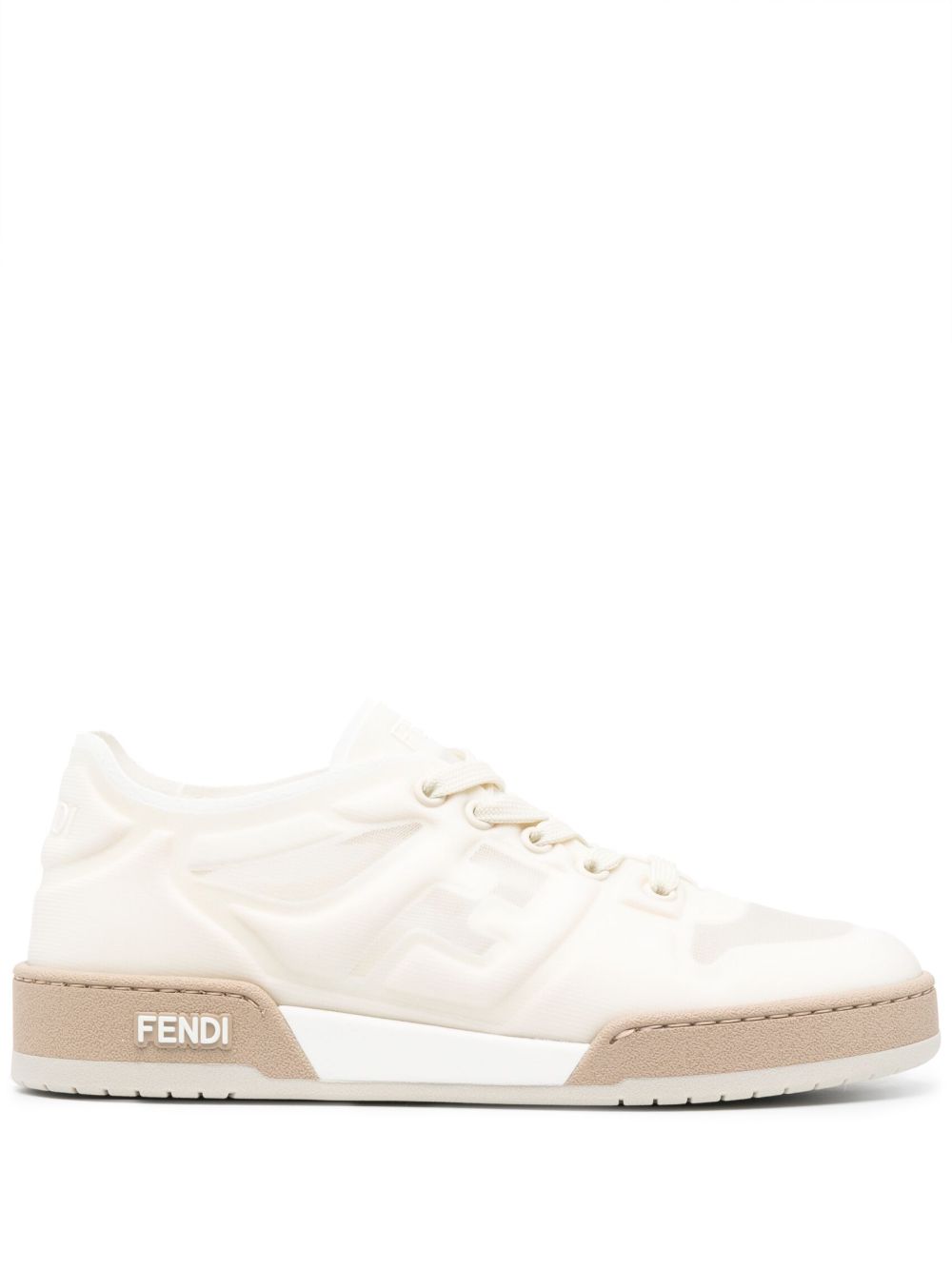 FENDI logo压纹运动鞋 - 中性色