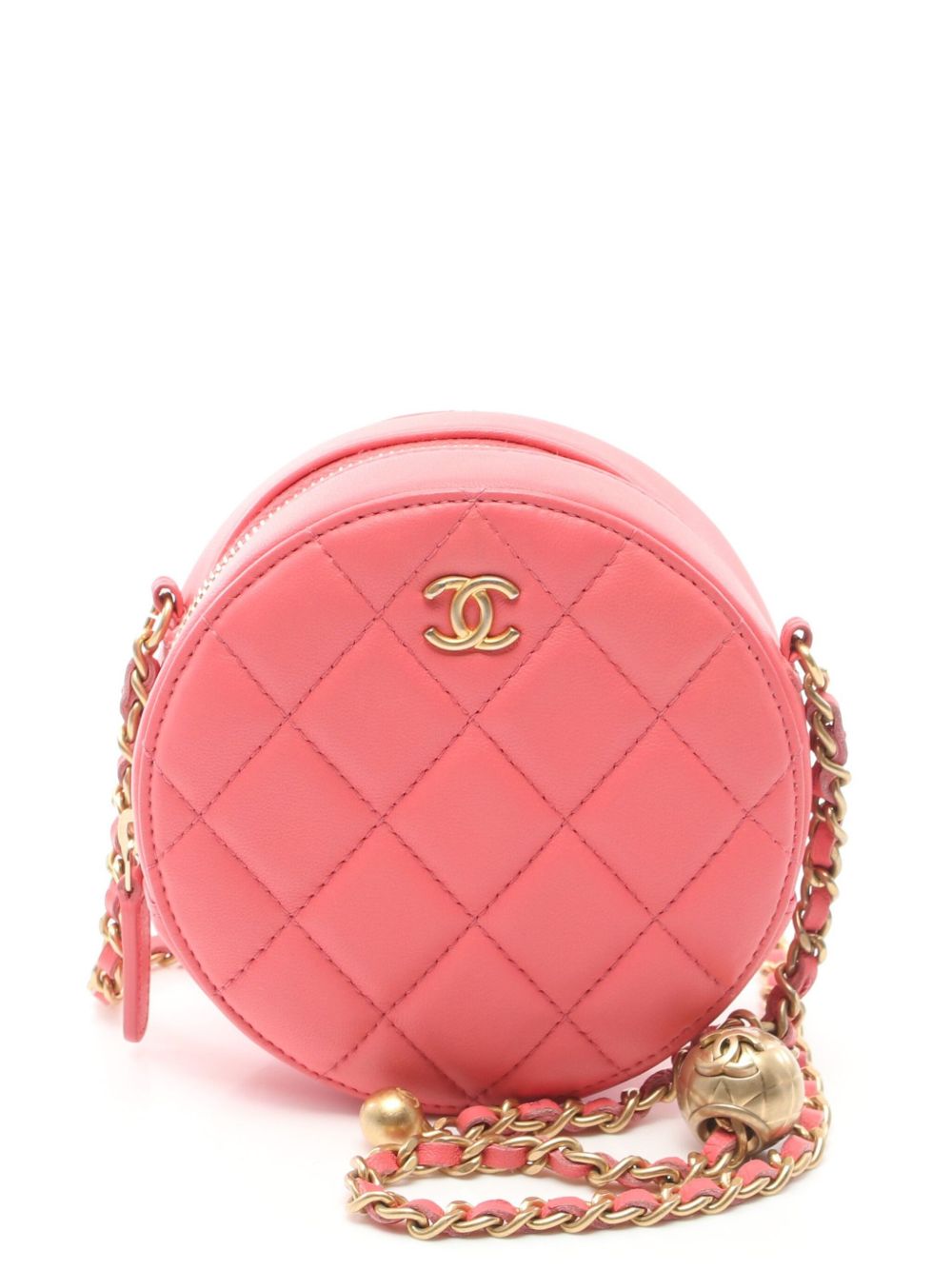 CHANEL Pre-Owned CC 斜挎包（2020-2021年典藏款） - 粉色
