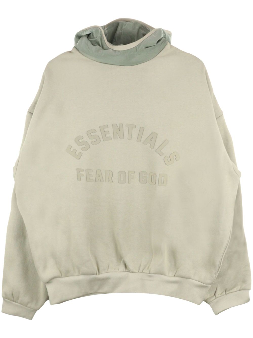 FEAR OF GOD ESSENTIALS logo印花棉混纺连帽衫 - 中性色