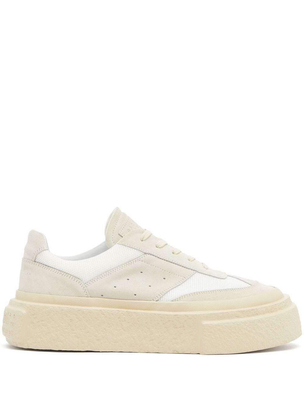 MM6 Maison Margiela Gambetta 皮质运动鞋 - 白色