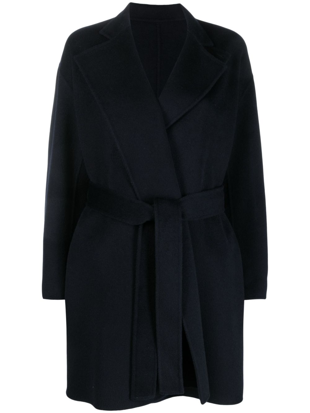 Filippa K Edina 羊毛混纺裹身式大衣 - 蓝色