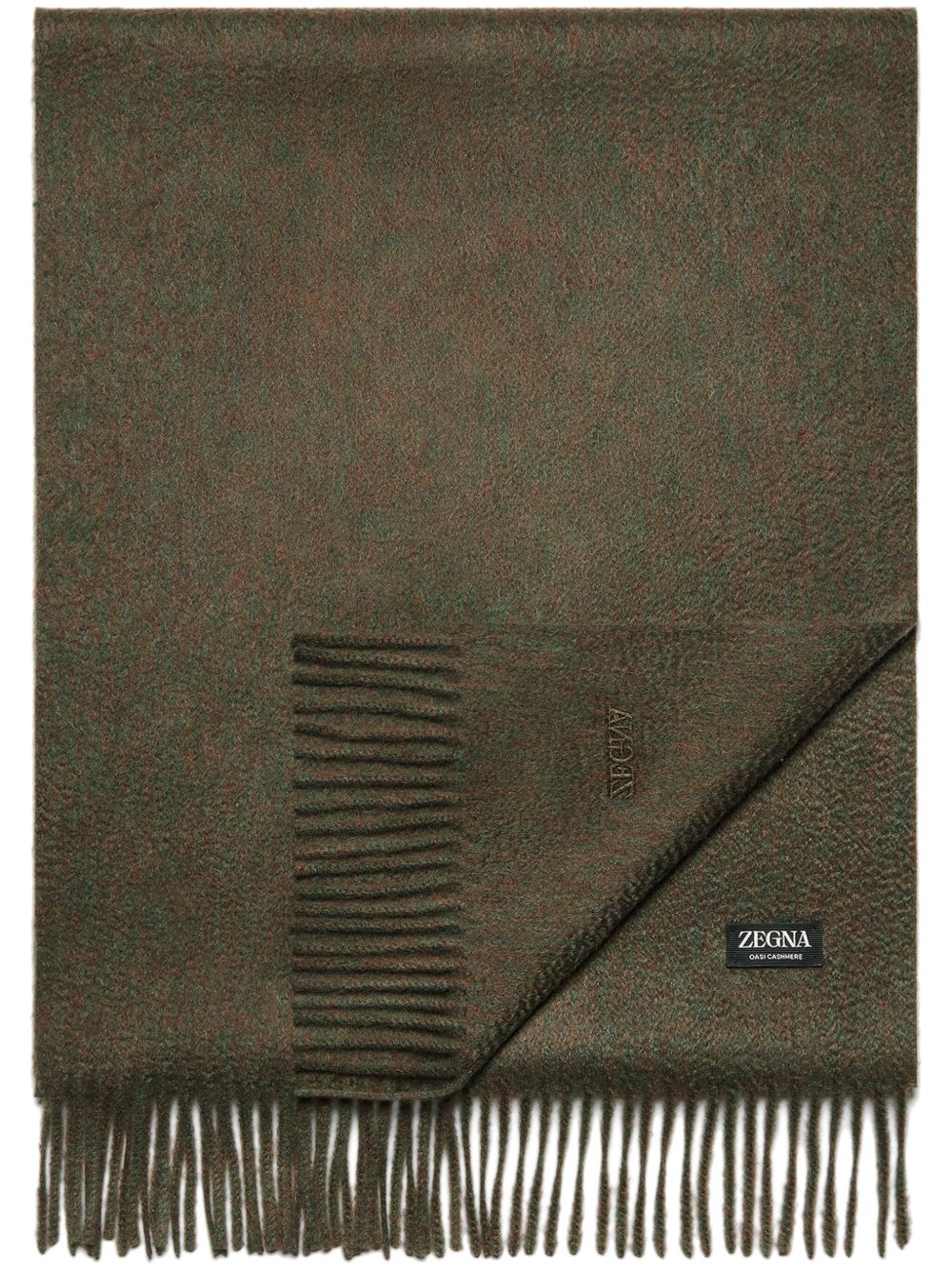 Zegna Oasi 羊绒围巾 - 绿色