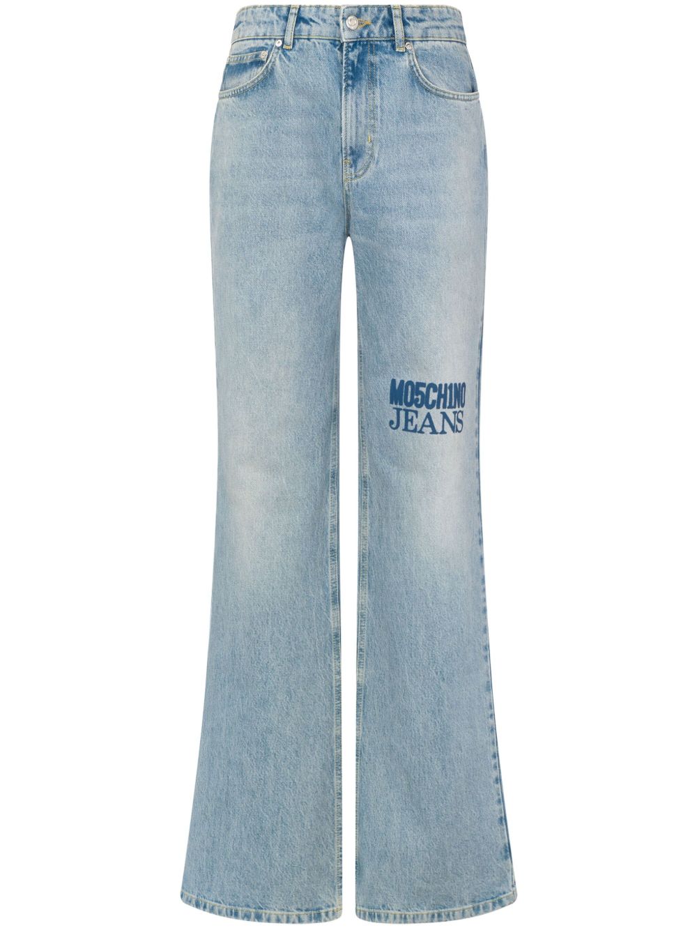 MOSCHINO JEANS 中腰喇叭牛仔裤 - 蓝色