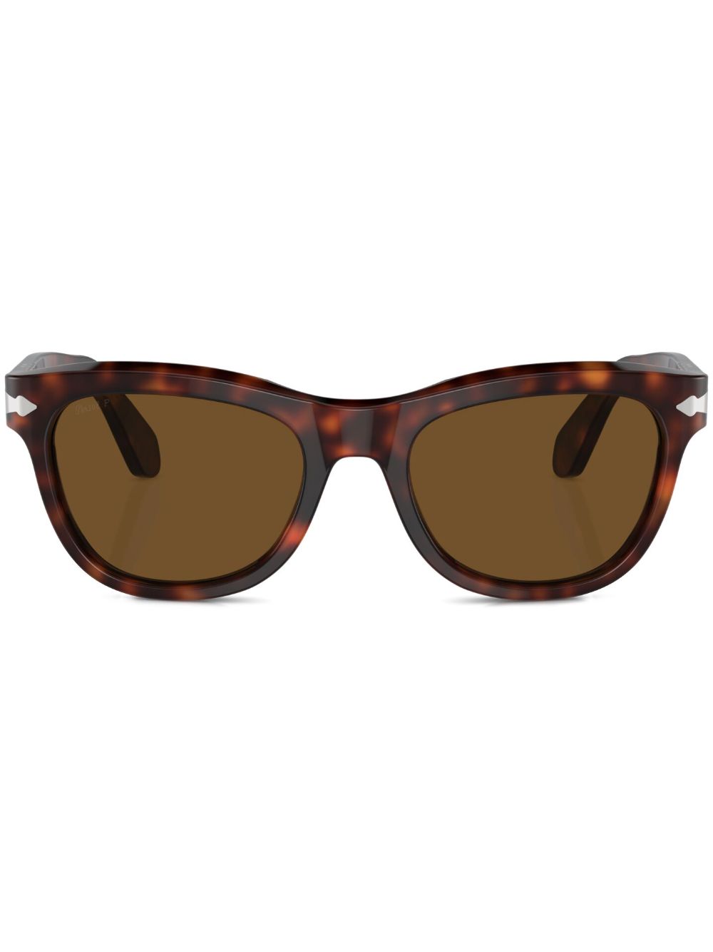 Persol 方框太阳眼镜 - 褐色