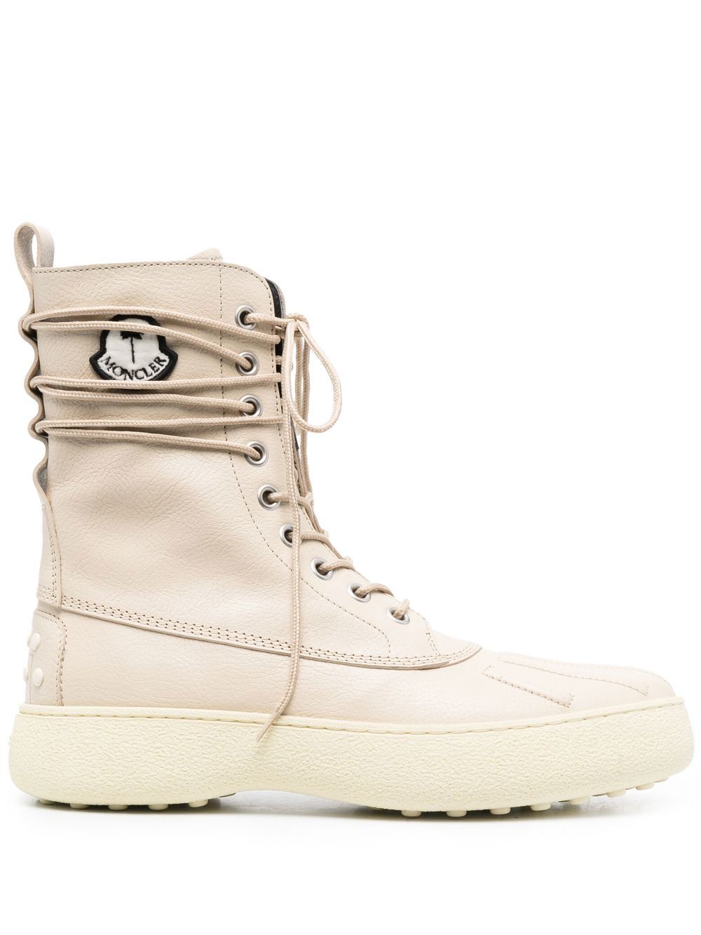 Palm Angels x Moncler x Tod's Winter Gommino 系带短靴 - 中性色