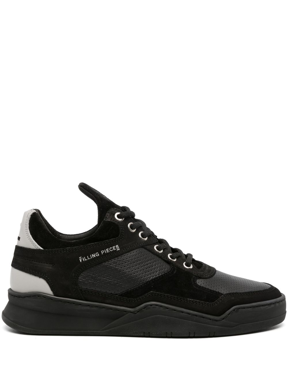 Filling Pieces Ghost 拼接运动鞋 - 黑色