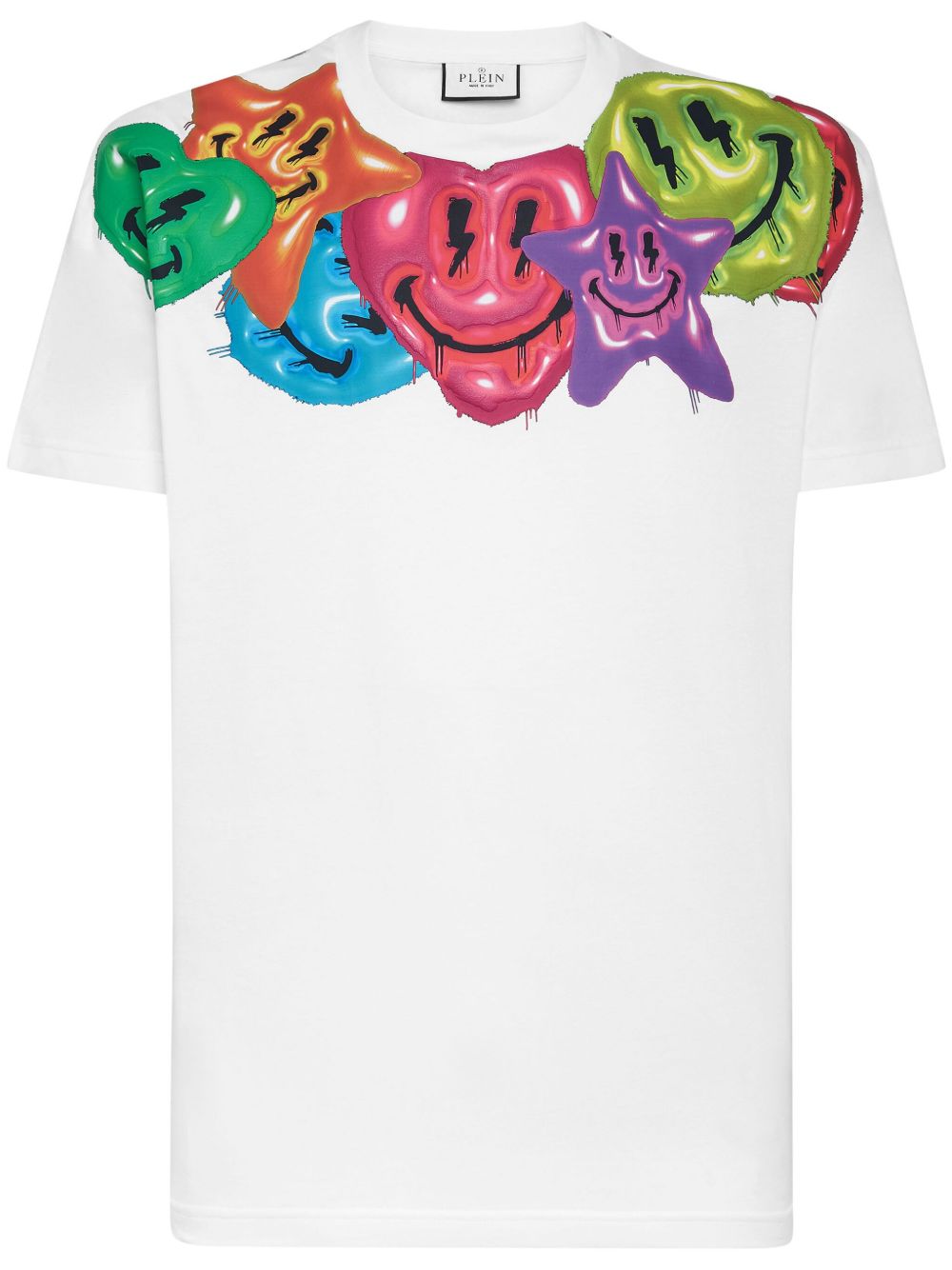 Philipp Plein SS Smile 棉T恤 - 白色