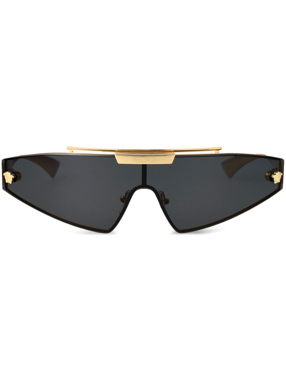 Versace Eyewear 0VE2265 三角形镜框太阳眼镜 - 黑色