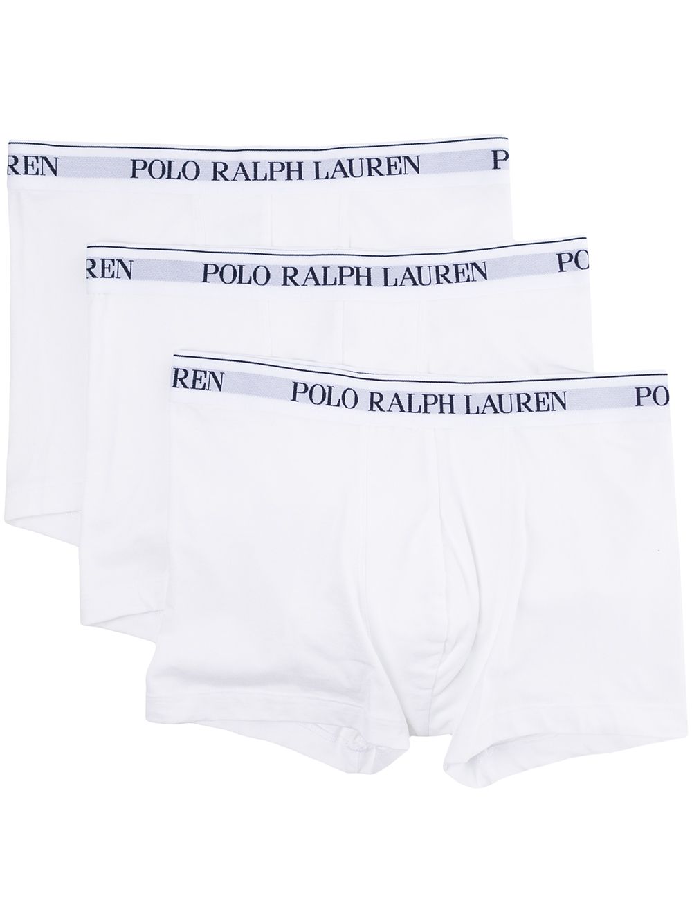 Polo Ralph Lauren logo裤腰四角裤 - 白色