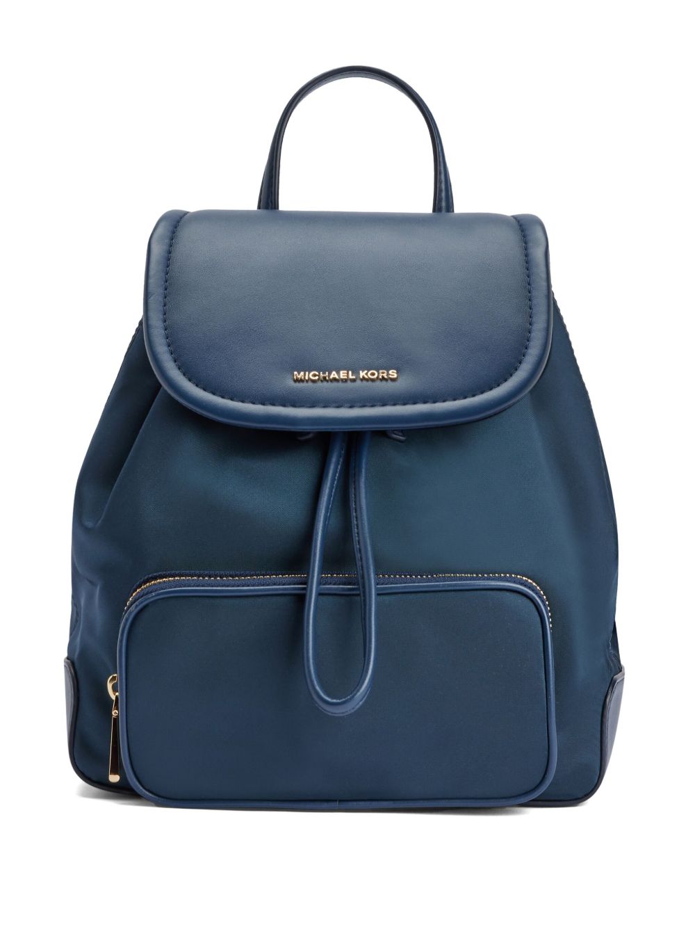 Michael Kors logo标牌午夜蓝双肩包 - 蓝色