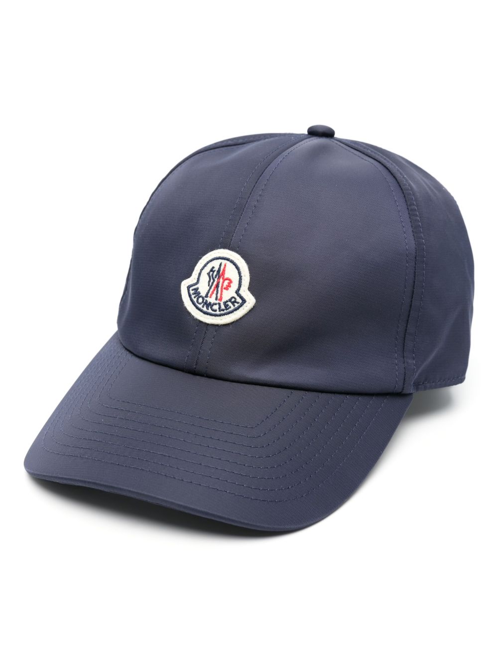 Moncler 贴花logo棒球帽 - 蓝色