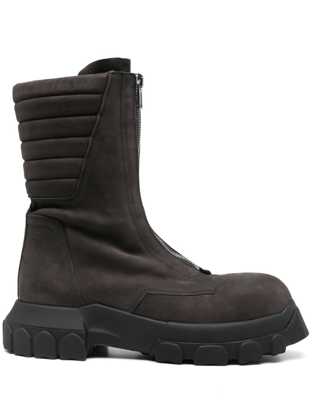 Rick Owens Moto Turbo Tractor 中筒靴 - 灰色