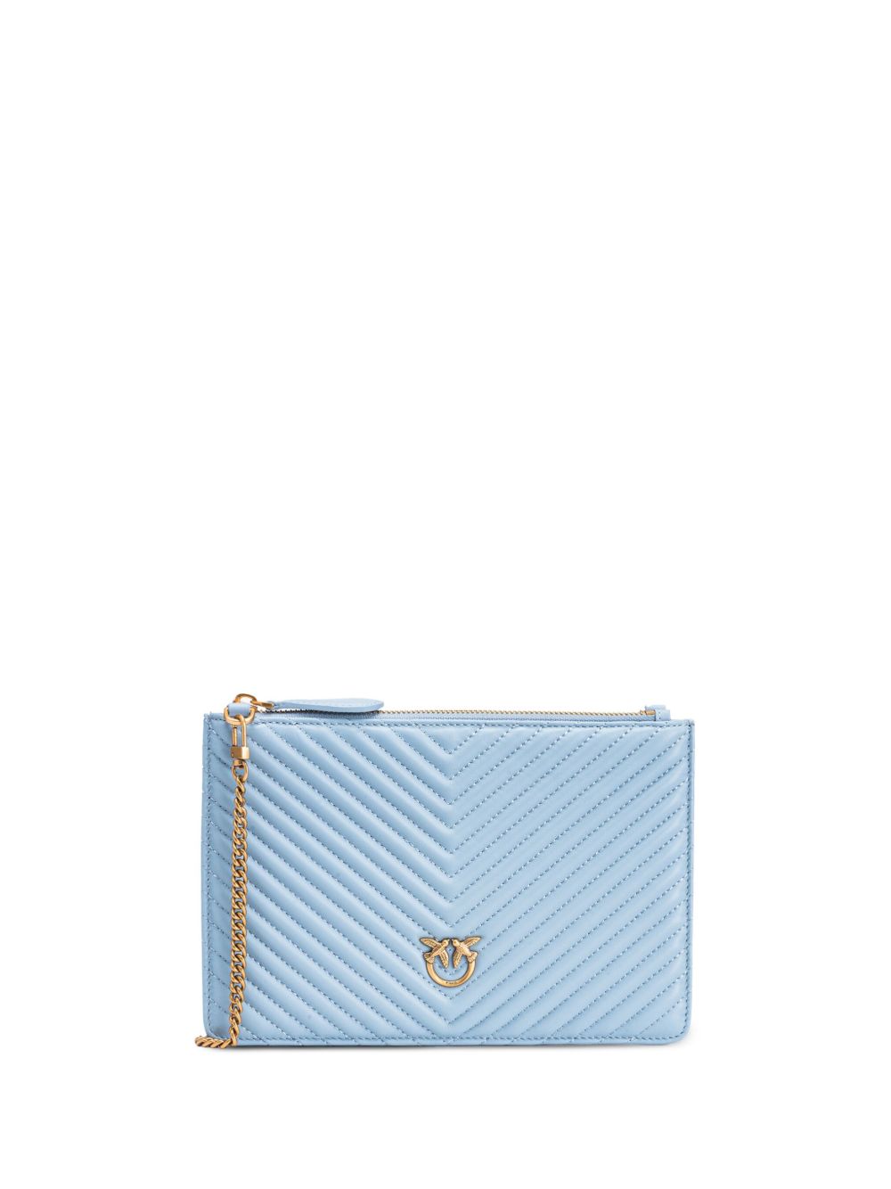 PINKO Flat Classic 搭链钱包 - 蓝色