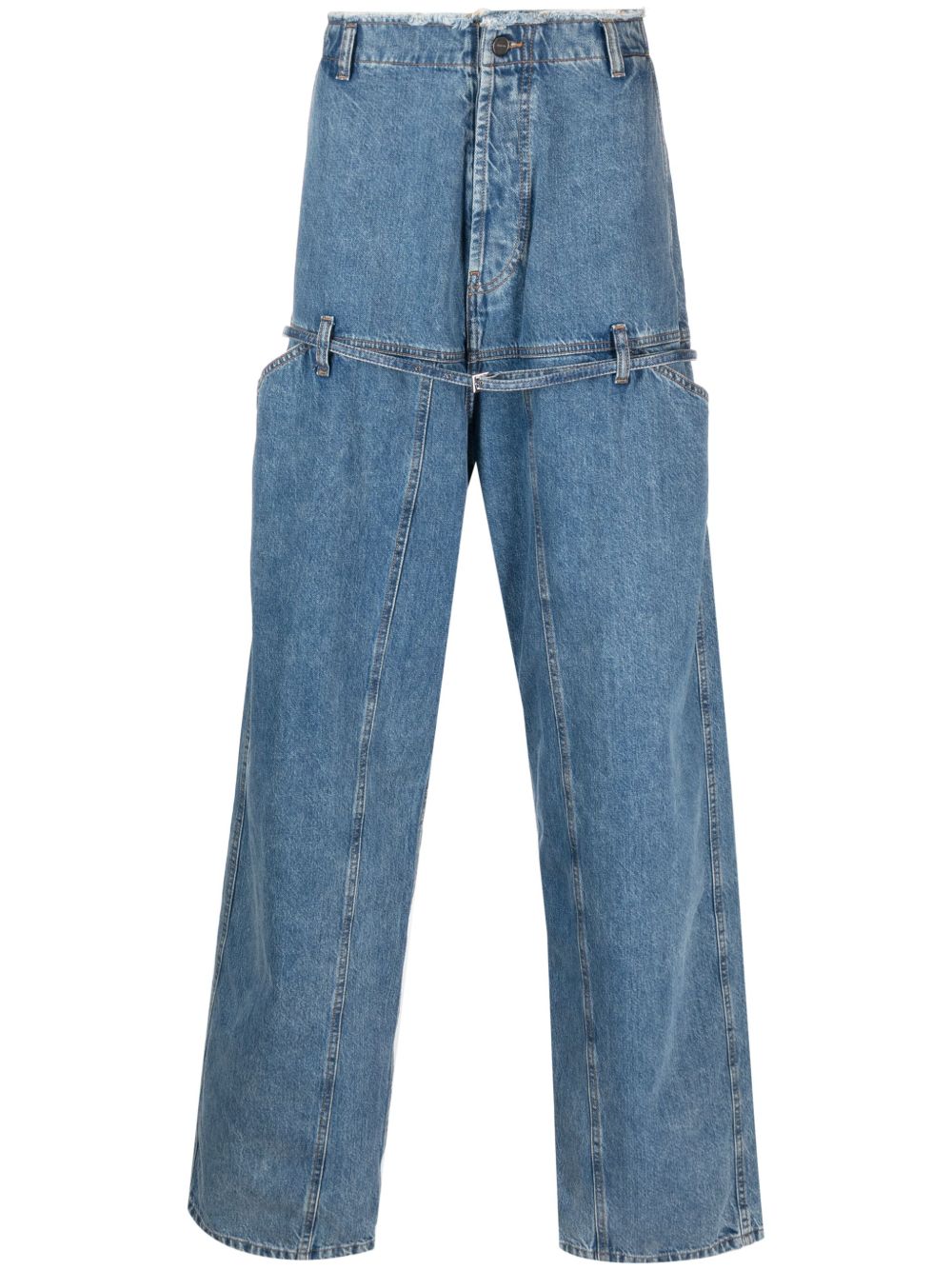 Jacquemus Le De Nîmes Criollo 经典牛仔裤 - 蓝色