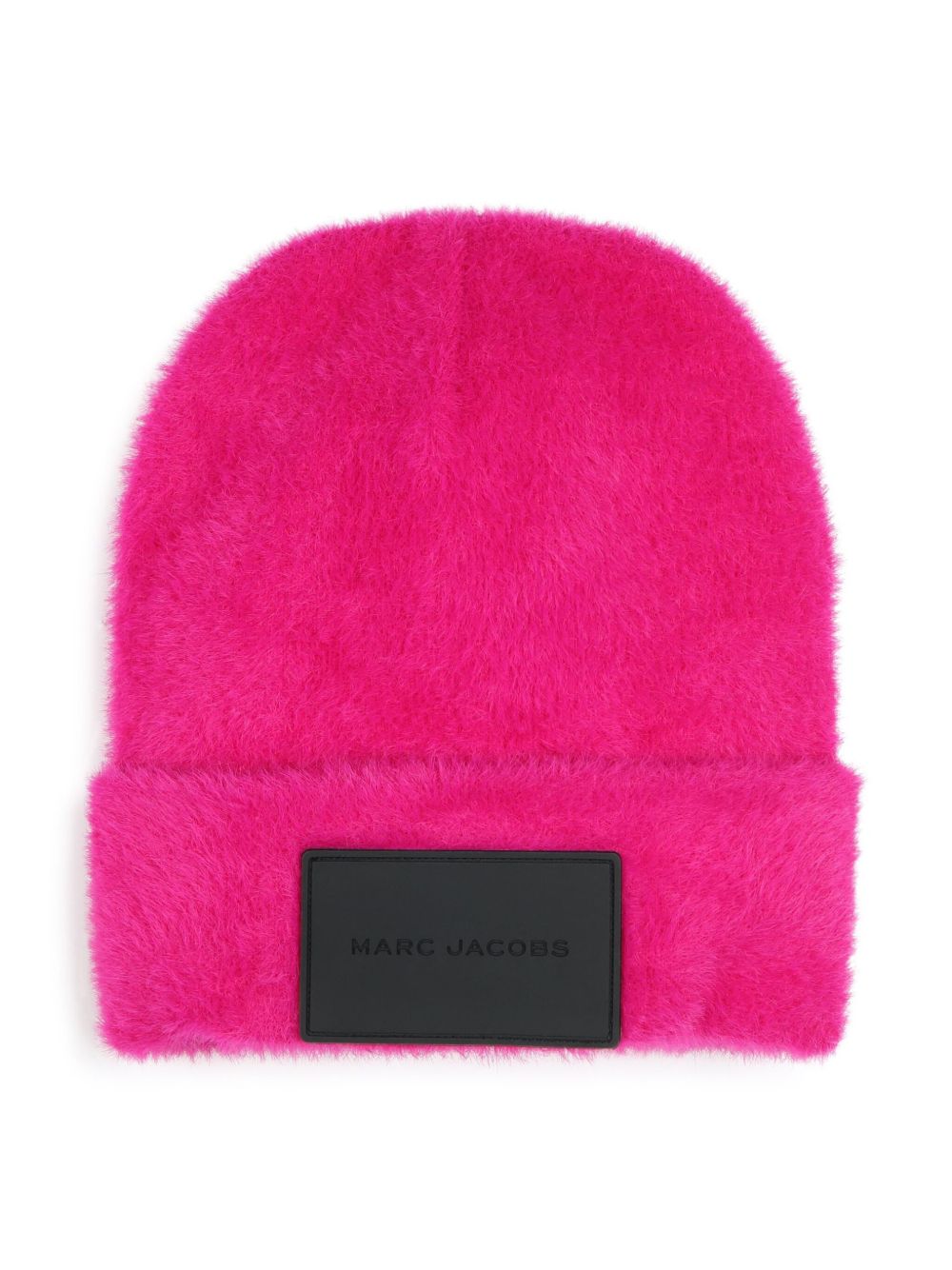 Marc Jacobs Kids 标贴羊毛套头帽 - 粉色